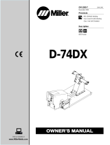 Miller D-74DX CE Le manuel du propriétaire