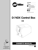 Miller D-74DX CONTROL BOX Le manuel du propriétaire