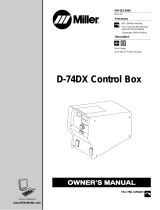 Miller D-74DX CONTROL BOX Le manuel du propriétaire