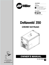 Miller DELTAWELD 350 (230/460 VOLT MODEL) Le manuel du propriétaire