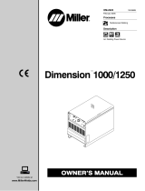 Miller Electric Dimension 1000 Manuel utilisateur