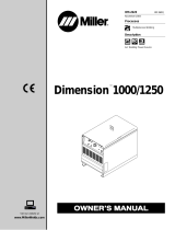 Miller Dimension 1000 Manuel utilisateur