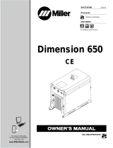 Miller DIMENSION 650 CE Le manuel du propriétaire