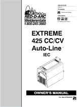 Miller EXTREME 425 CC/CV AUTO-LINE 907386021 Le manuel du propriétaire