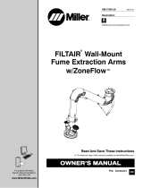 Miller FILTAIR WALL-MNT FUME EXT ARMS Le manuel du propriétaire