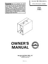 Miller JG039885 Le manuel du propriétaire