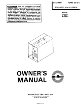 Miller JF850749 Le manuel du propriétaire
