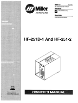 Miller HF-251-2 Le manuel du propriétaire