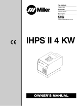 Miller IHPS II 4 KW CE Le manuel du propriétaire