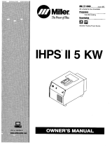 Miller IHPS II 5 KW Le manuel du propriétaire