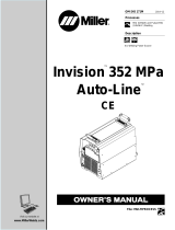 Miller INVISION 352 MPA AUTO-LINE CE Le manuel du propriétaire