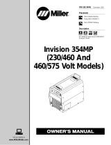 Miller INVISION 354MP (230/460 460/575 VOLT) Le manuel du propriétaire