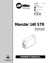 Miller MAXSTAR 140 STR Le manuel du propriétaire