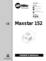Miller MAXSTAR 152 CE Le manuel du propriétaire