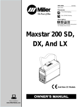 Miller MAXSTAR 200 SERIES Le manuel du propriétaire