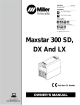 Miller MAXSTAR 300 DX Le manuel du propriétaire