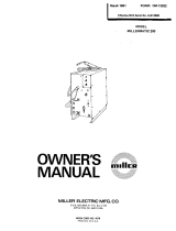 Miller MATIC 200/MIGMATIC 200 Le manuel du propriétaire