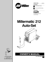 Miller MILLERMATIC 212 AUTOSET Le manuel du propriétaire