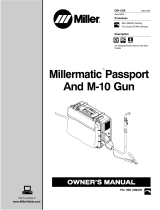Miller MATIC PASSPORT 180 AND M-10 GUN Le manuel du propriétaire