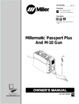 Miller MILLERMATIC PASSPORT PLUS AND M-10 GUN Le manuel du propriétaire