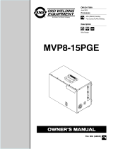 Miller MVP8-15PGE Le manuel du propriétaire