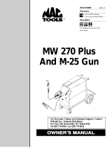 Miller MW 270 PLUS AMD M-25 GUN Le manuel du propriétaire