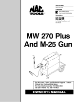 Miller MW 270 PLUS AMD M-25 GUN Le manuel du propriétaire