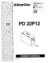 Miller PD 22P12 POWCON Le manuel du propriétaire