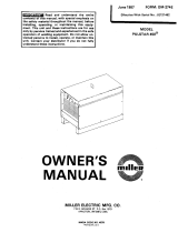 Miller JG121462 Le manuel du propriétaire