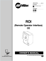 Miller ROI CE (REMOTE OPERATOR INTERFACE) Le manuel du propriétaire