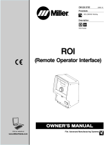Miller ROI CE (REMOTE OPERATOR INTERFACE) Le manuel du propriétaire