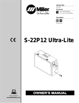 Miller Electric S-22P12 ULTRA-LITE CE Manuel utilisateur