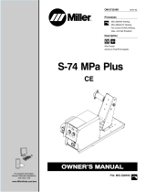 Miller S-74 MPA PLUS CE Le manuel du propriétaire