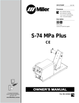 Miller S-74 MPA PLUS CE Le manuel du propriétaire