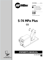 Miller S-74 MPA PLUS CE Le manuel du propriétaire