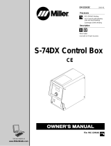 Miller S-74DX CONTROL BOX Le manuel du propriétaire