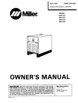 Miller SRH-222 Le manuel du propriétaire