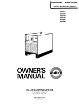 Miller SRH-444 Le manuel du propriétaire