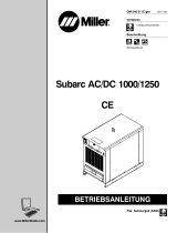 Miller SUBARC AC/DC/ 1000/1250 CE AND NON-CE Le manuel du propriétaire
