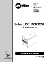 Miller SUBARC DC 1000/1250 CE Le manuel du propriétaire