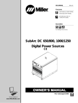 Miller SUBARC DC 650/800, 1000/1250 DIGITAL POWER SOURCES Le manuel du propriétaire