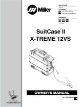 Miller SUITCASE II X-TREME 12VS 300876 Le manuel du propriétaire