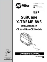 Miller SuitCase X-TREME 8VS Le manuel du propriétaire
