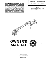 Miller SWINGARC DIGITAL-2 12 AND 16 Le manuel du propriétaire