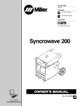 Miller Syncrowave 200 Le manuel du propriétaire