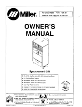 Miller Syncrowave 351 Le manuel du propriétaire