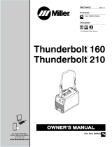 Miller THUNDERBOLT 160 Le manuel du propriétaire