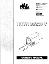 MAC TOOLS ?TIGW150/230 V Le manuel du propriétaire
