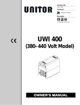 Miller UWI 400 (380/440 VOLT MODEL) Le manuel du propriétaire