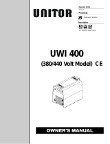Miller UWI 400 CE Le manuel du propriétaire